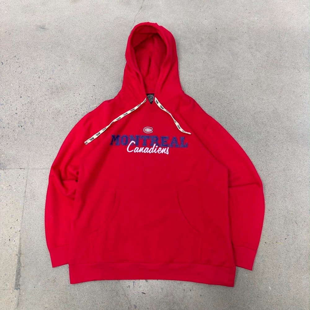 Vintage Montreal Canadiens Pullover NHL Hoodie (Size L)